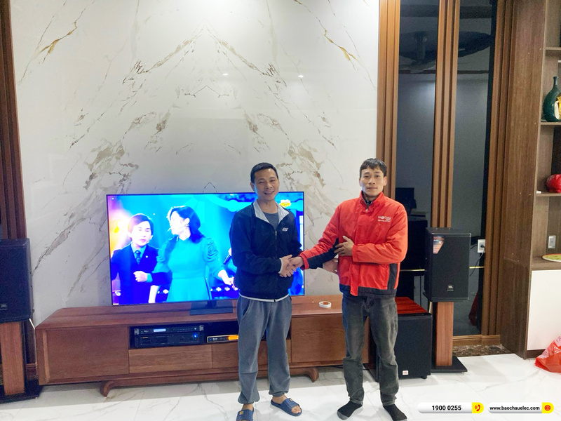 Lắp đặt dàn karaoke JBL gần 43tr cho anh Tuấn ở Thanh Hóa