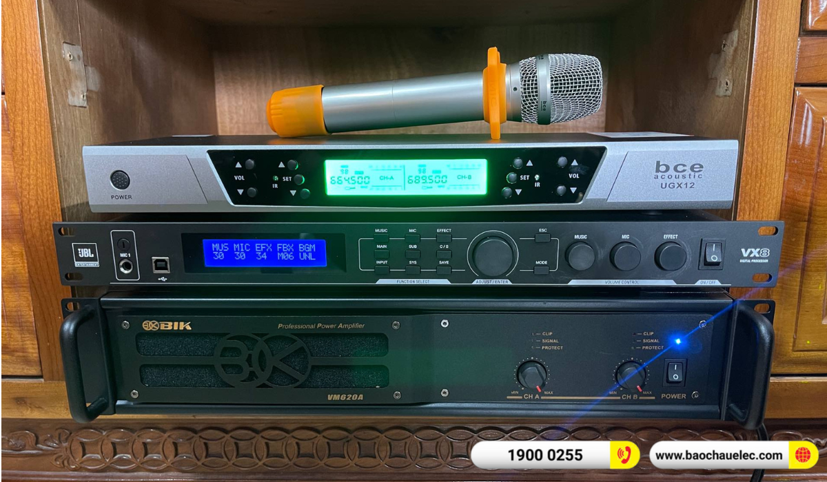 Lắp đặt dàn karaoke JBL hơn 55tr cho anh Vũ tại Bình Dương