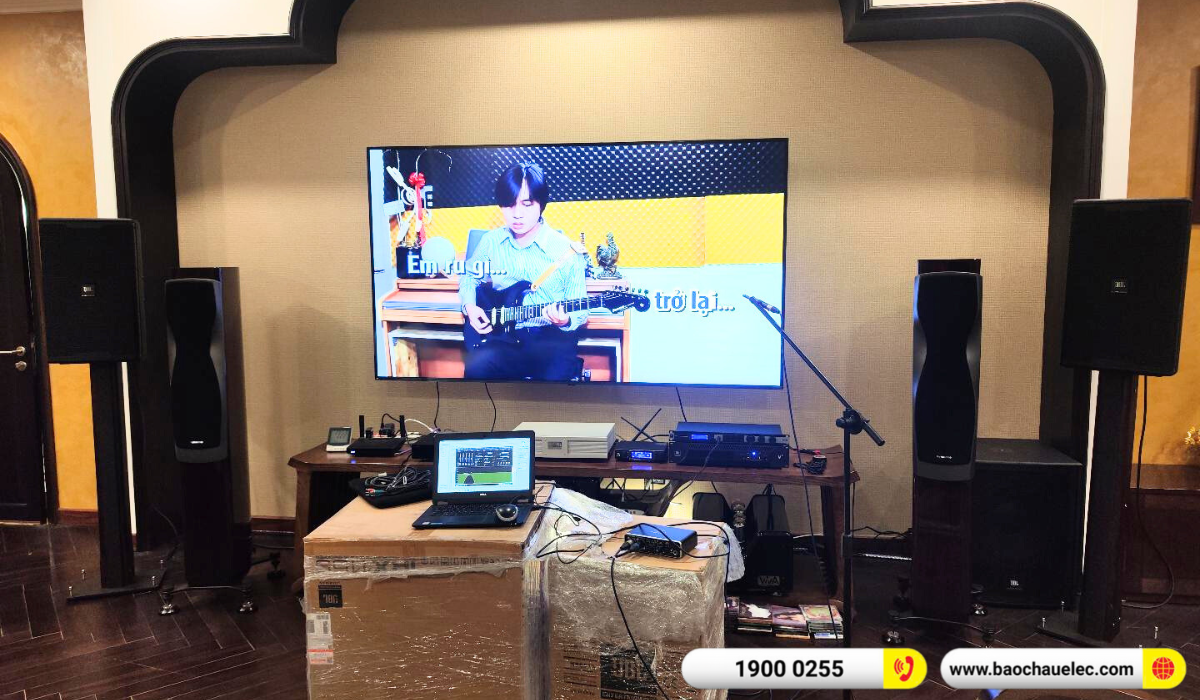 Lắp đặt dàn karaoke JBL hơn 101tr cho anh Vỹ tại Hưng Yên