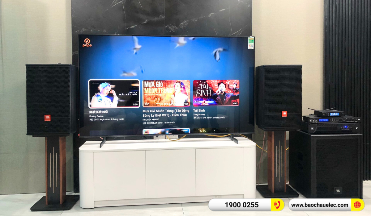 Lắp đặt dàn karaoke JBL hơn 83tr cho chị Lan Anh tại Hà Nội