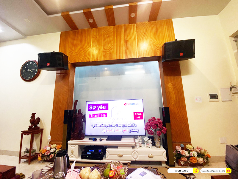 Lắp đặt dàn karaoke JBL hơn 29tr cho chị Mai ở Hải Phòng