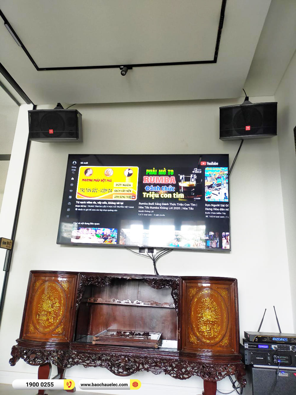 Lắp đặt dàn karaoke JBL gần 38tr cho chị Thảo ở TPHCM