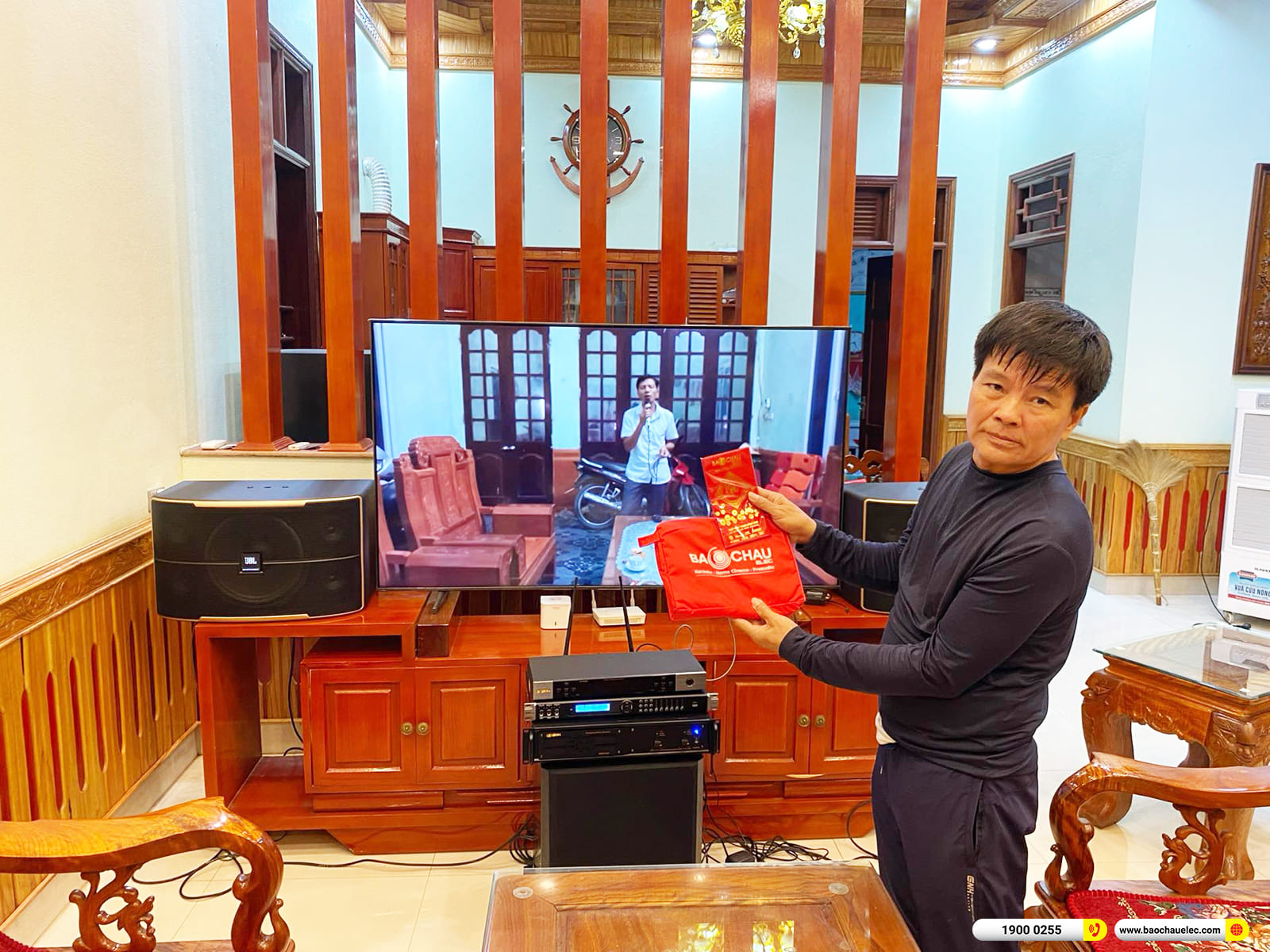 Lắp đặt dàn karaoke JBL hơn 36tr cho chú Quân ở Thanh Hóa