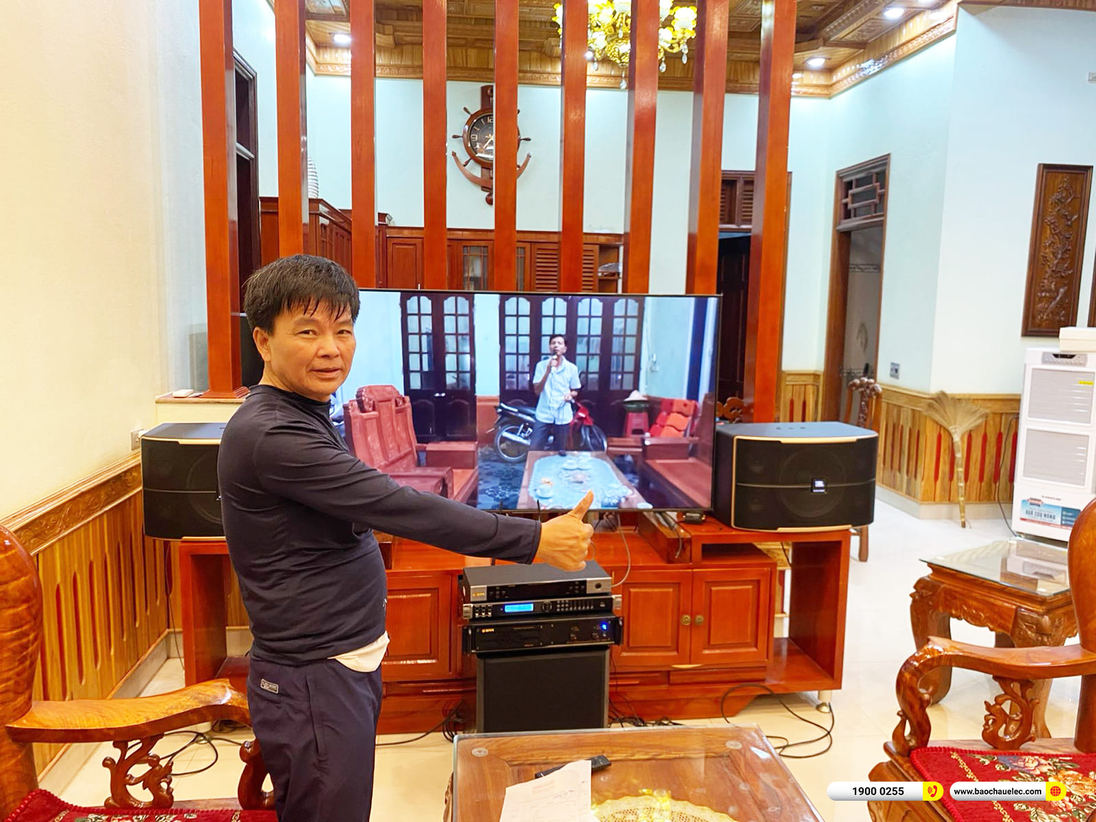 Lắp đặt dàn karaoke JBL hơn 36tr cho chú Quân ở Thanh Hóa