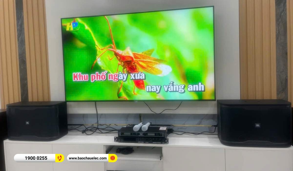 Lắp đặt dàn karaoke JBL hơn 26tr cho anh Công tại Gò Vấp