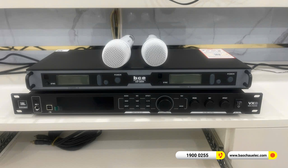 Lắp đặt dàn karaoke JBL hơn 26tr cho anh Công tại Gò Vấp