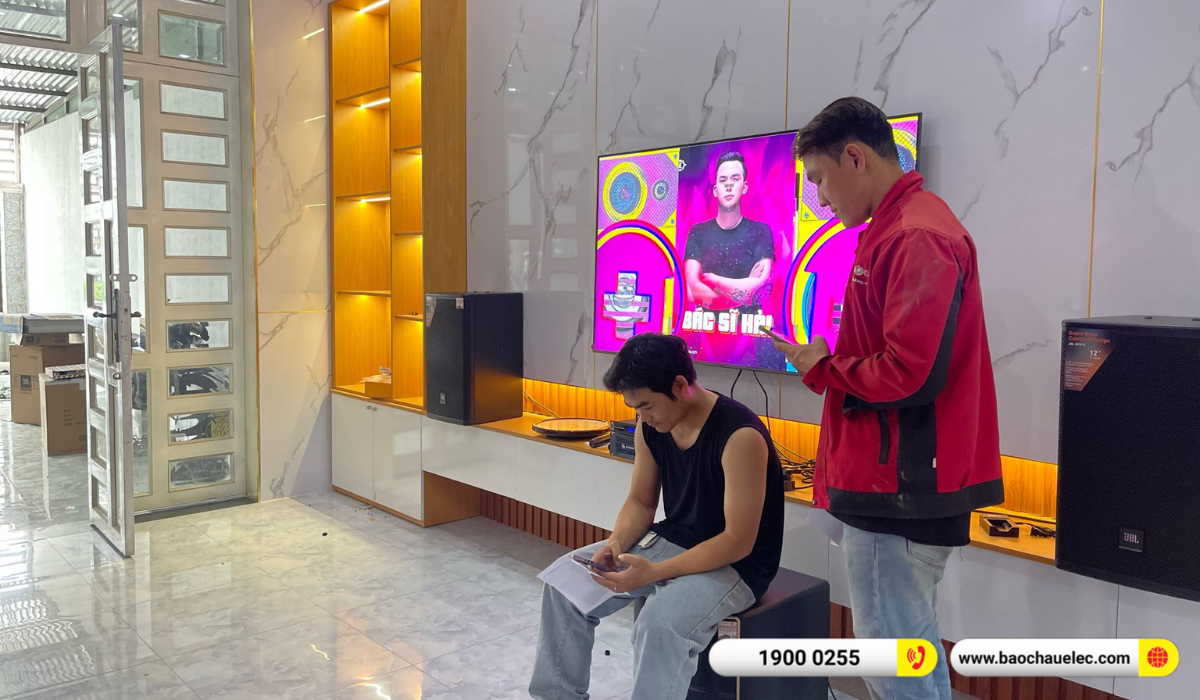 Lắp đặt dàn karaoke JBL hơn 71tr cho anh Phi tại Đồng Nai