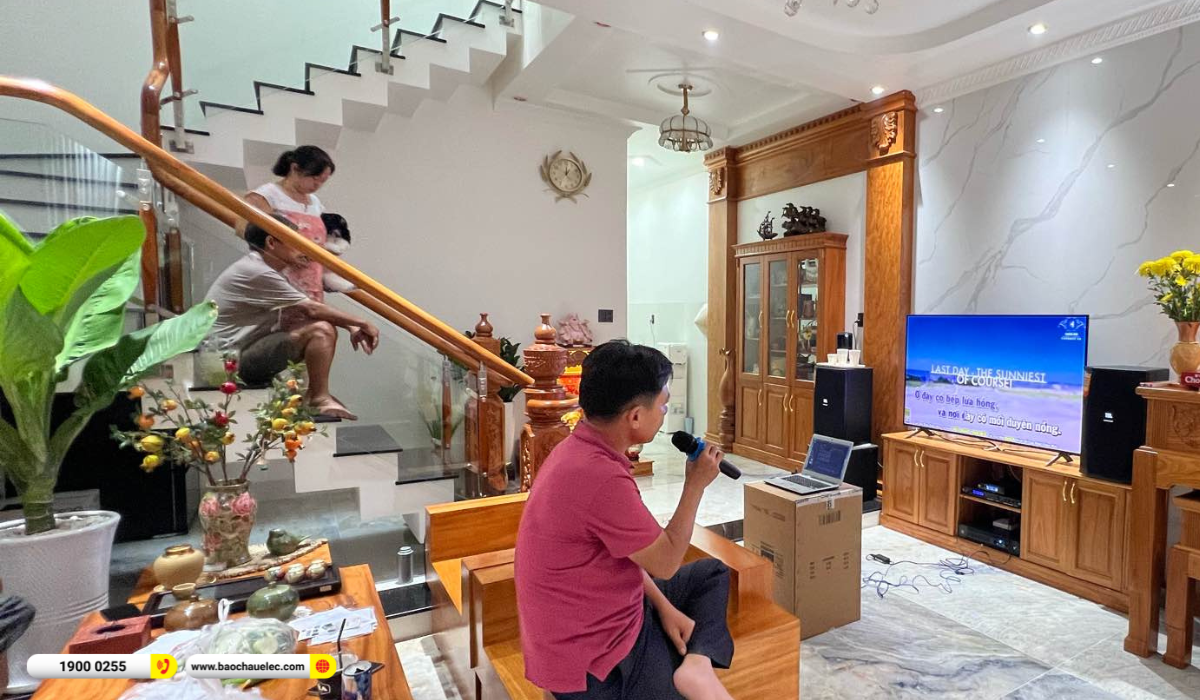 Lắp đặt dàn karaoke JBL hơn 81tr cho anh Hồng tại TP HCM