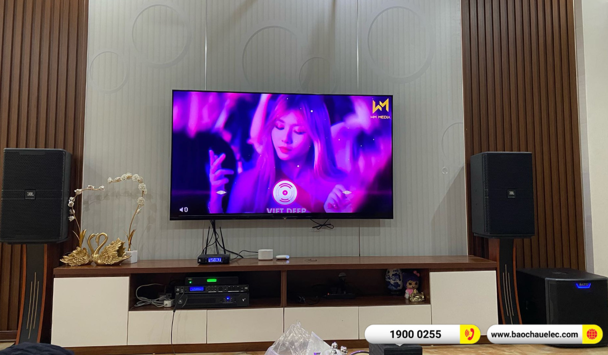 Lắp đặt dàn karaoke JBL hơn 92tr cho anh Tùng tại Hải Phòng