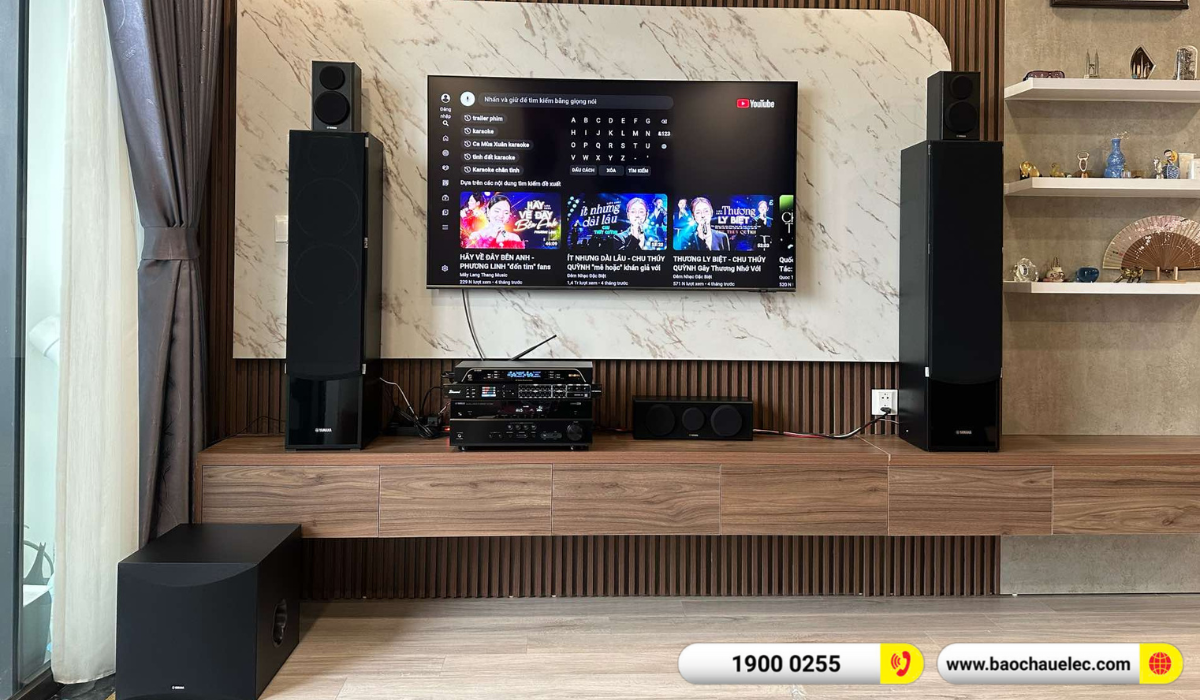 Lắp đặt dàn karaoke, nghe nhạc Yamaha hơn 27tr cho anh Dũng tại Hà Nội