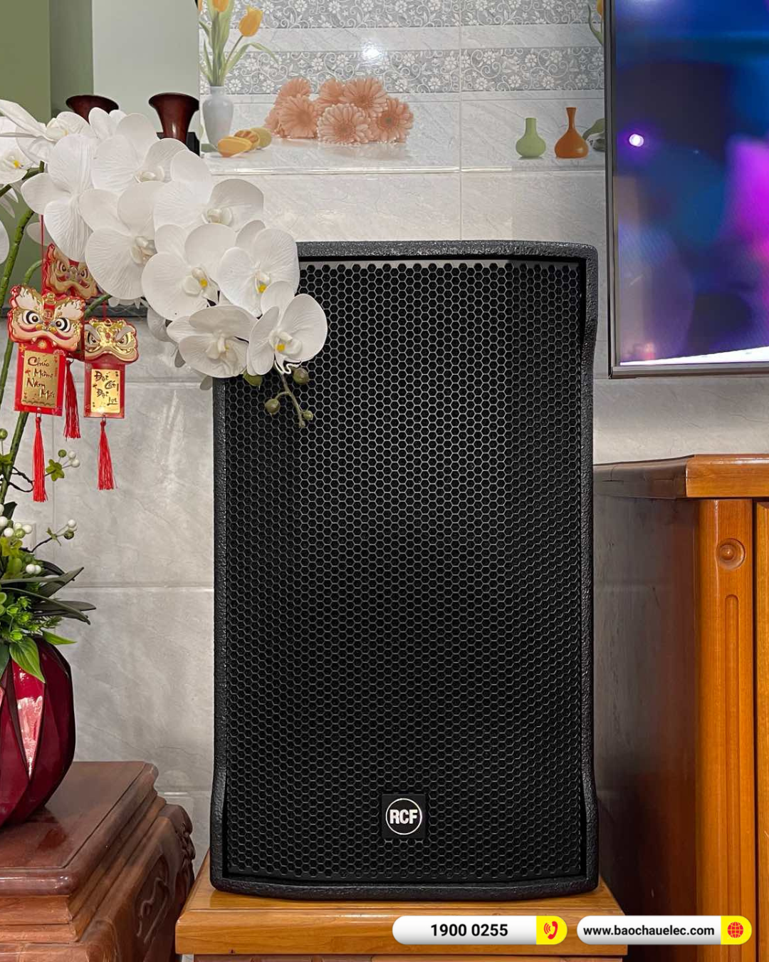 Lắp đặt dàn karaoke RCF hơn 94tr cho anh Bình tại Bình Dương (RCF CMAX 4112, JBL V8, JBL VX8, BCE VIP3000)