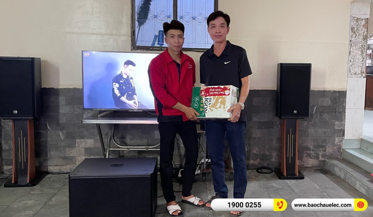 Lắp đặt dàn karaoke RCF hơn 107tr cho anh Dũng tại Bình Dương