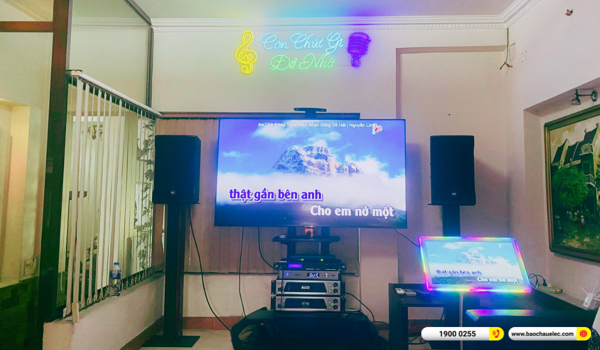 Lắp đặt dàn karaoke RCF hơn 146tr cho anh Hà tại TP HCM