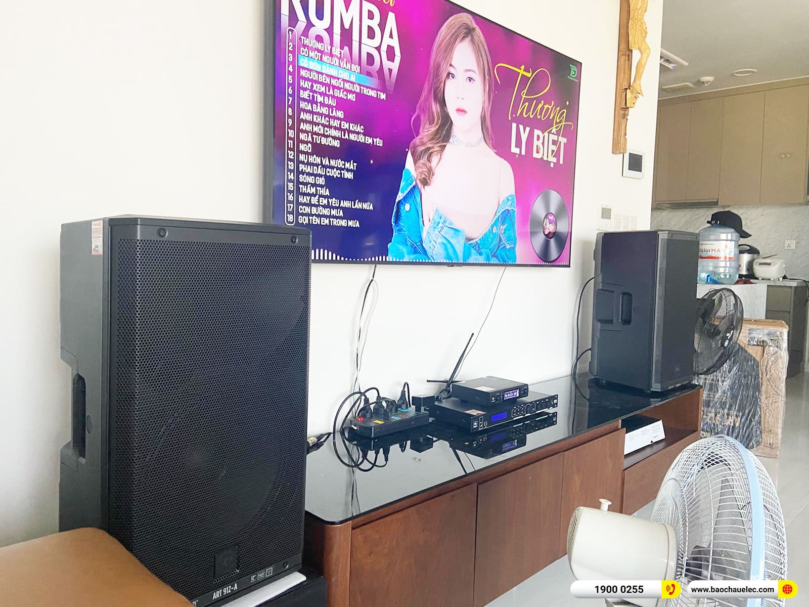 Lắp đặt dàn karaoke RCF hơn 57tr cho anh Hải ở TPHCM