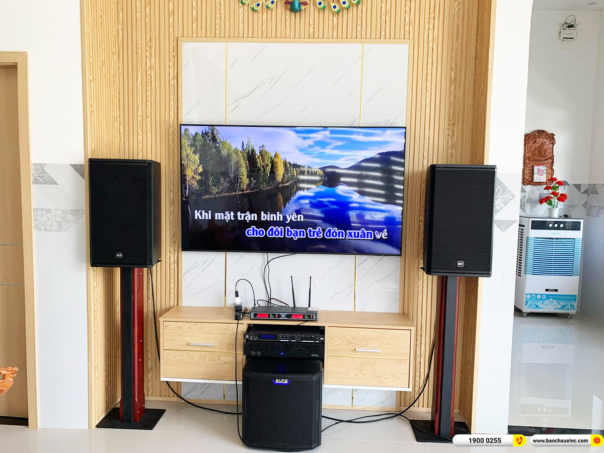 Lắp đặt dàn karaoke RCF hơn 90tr cho anh Hiếu ở Quảng Nam