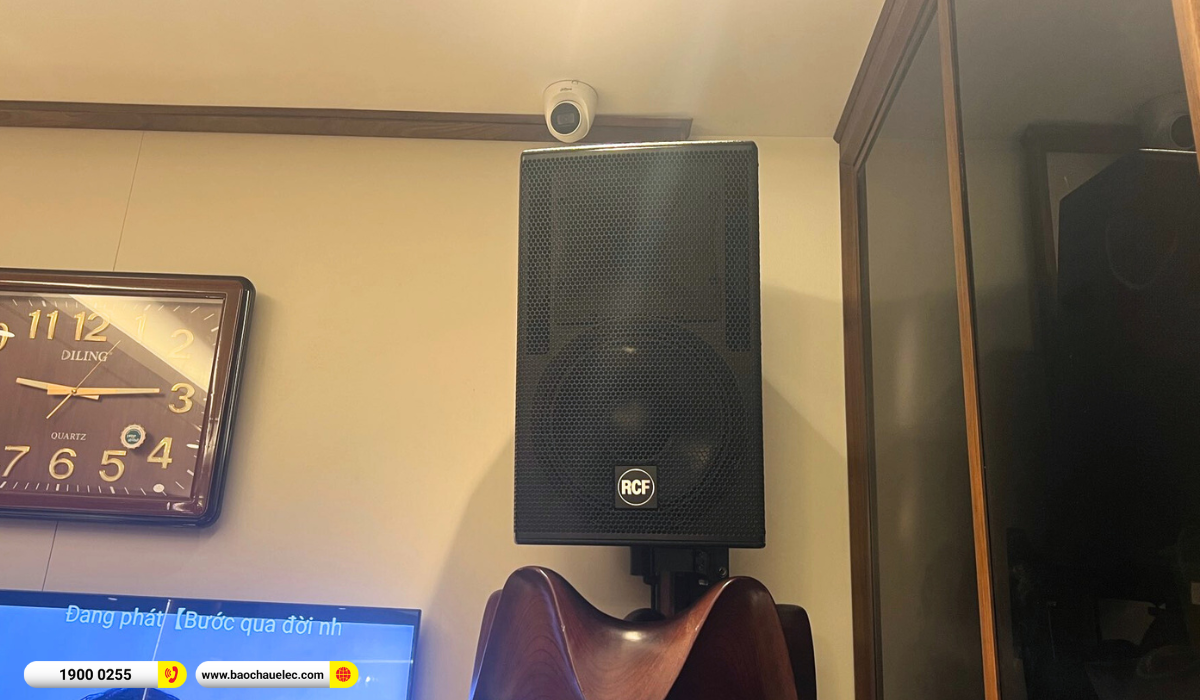 Lắp đặt dàn karaoke RCF gần 174tr cho anh Hoàng tại Hà Nội