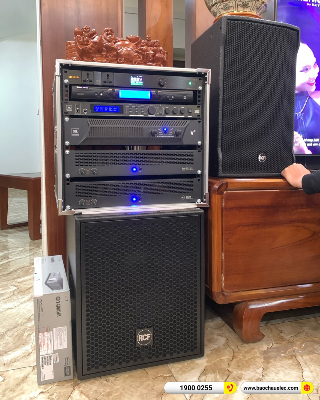 Lắp đặt dàn karaoke RCF hơn 167tr cho anh Hùng tại Hà Nội