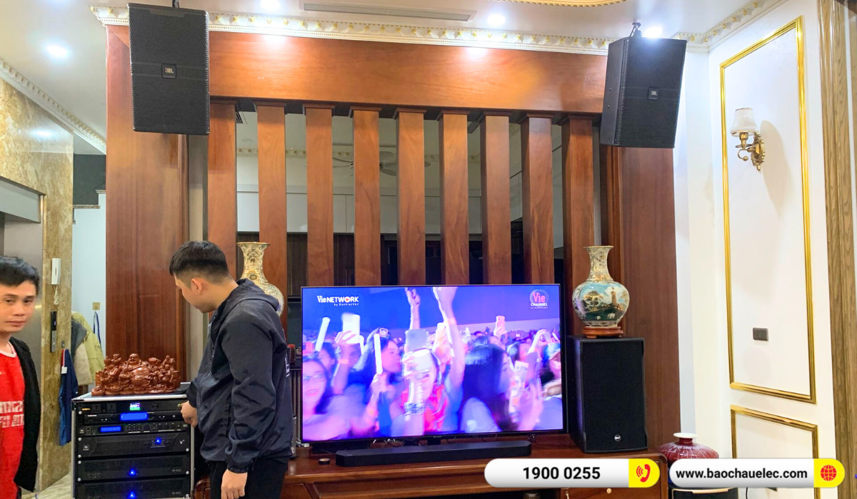 Lắp đặt dàn karaoke RCF hơn 167tr cho anh Hùng tại Hà Nội