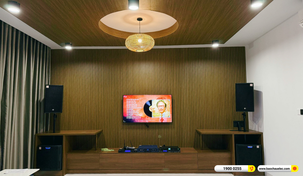 Lắp đặt dàn karaoke RCF hơn 103tr cho anh Hùng tại TP HCM