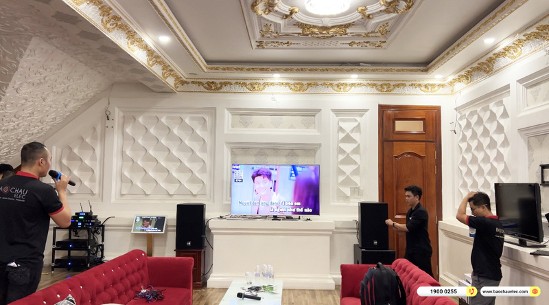 Lắp đặt dàn karaoke RCF gần 350tr cho anh Luân ở Tây Ninh