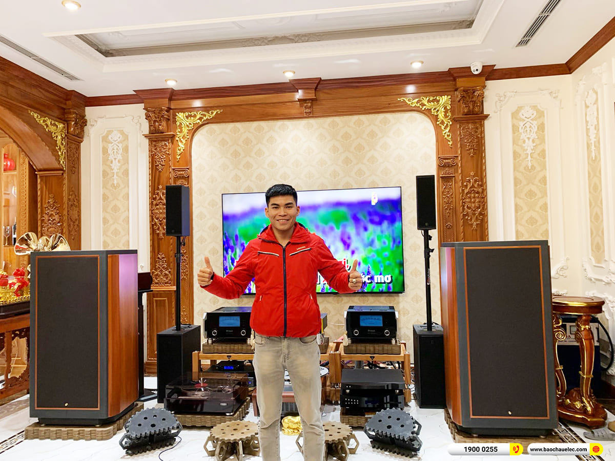 Lắp đặt dàn karaoke RCF 250tr cho anh Minh ở Thái Nguyên