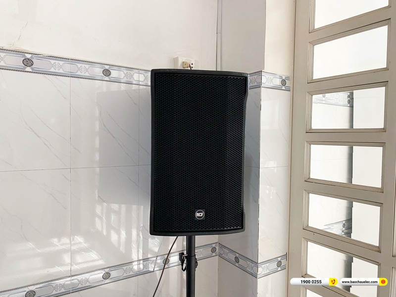 Lắp đặt dàn karaoke RCF 210tr cho anh Nam ở TPHCM