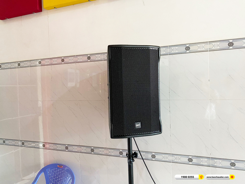 Lắp đặt dàn karaoke RCF 210tr cho anh Nam ở TPHCM
