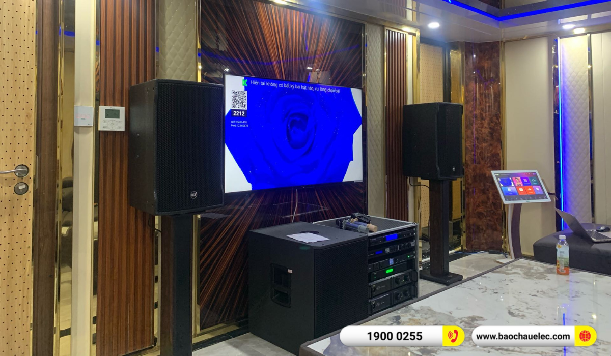 ắp đặt dàn karaoke RCF hơn 216tr cho anh Quảng tại Hà Nội