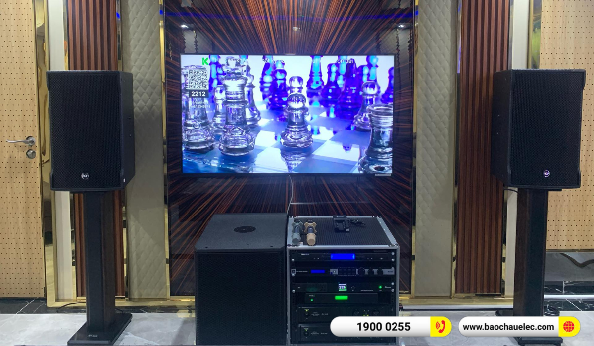 ắp đặt dàn karaoke RCF hơn 216tr cho anh Quảng tại Hà Nội