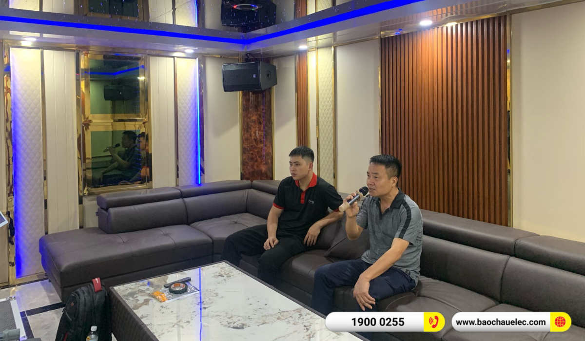 ắp đặt dàn karaoke RCF hơn 216tr cho anh Quảng tại Hà Nội