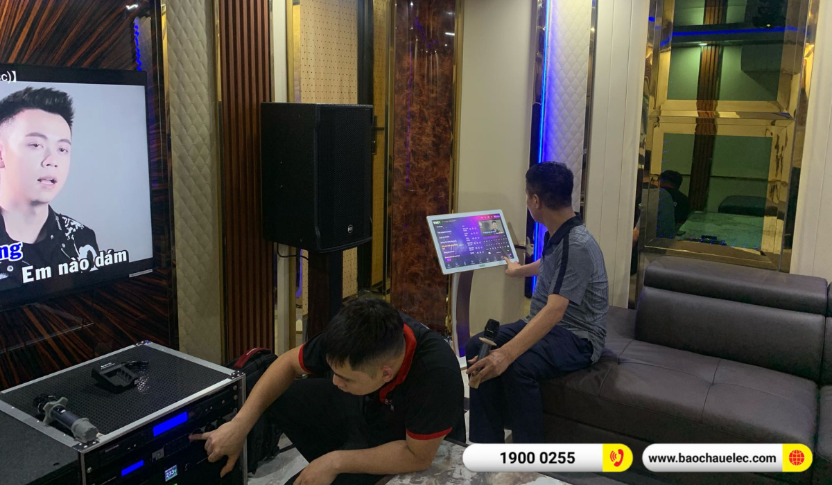 ắp đặt dàn karaoke RCF hơn 216tr cho anh Quảng tại Hà Nội