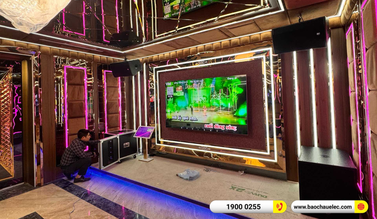 Lắp đặt dàn karaoke RCF hơn 299tr cho anh San tại Hà Nội