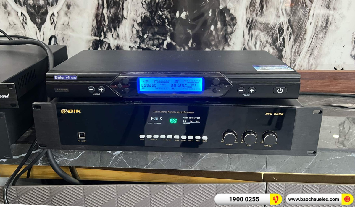 Lắp đặt dàn karaoke RCF hơn 145tr cho anh Sơn tại Hải Phòng