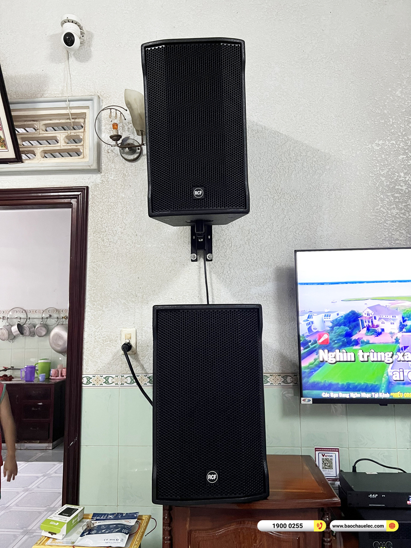 Lắp đặt dàn karaoke RCF hơn 216tr cho anh Tân ở Bà Rịa - Vũng Tàu