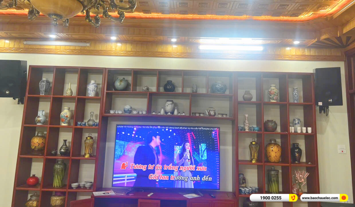 Lắp đặt dàn karaoke RCF hơn 189tr cho anh Thắng tại Bắc Ninh