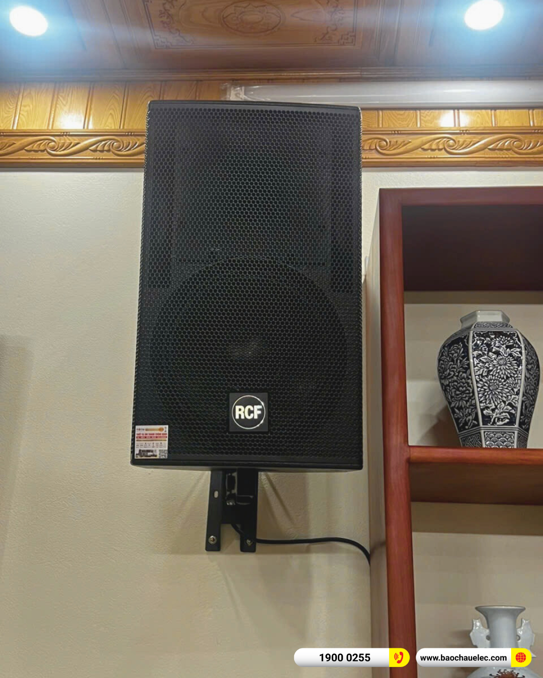 Lắp đặt dàn karaoke RCF hơn 189tr cho anh Thắng tại Bắc Ninh