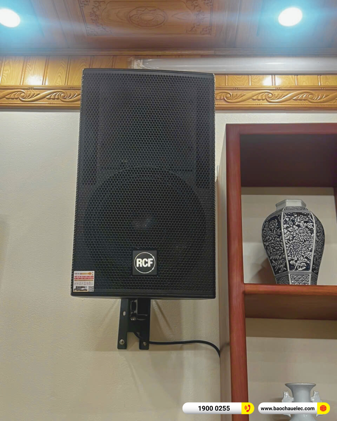 Lắp đặt dàn karaoke RCF hơn 189tr cho anh Thắng tại Bắc Ninh