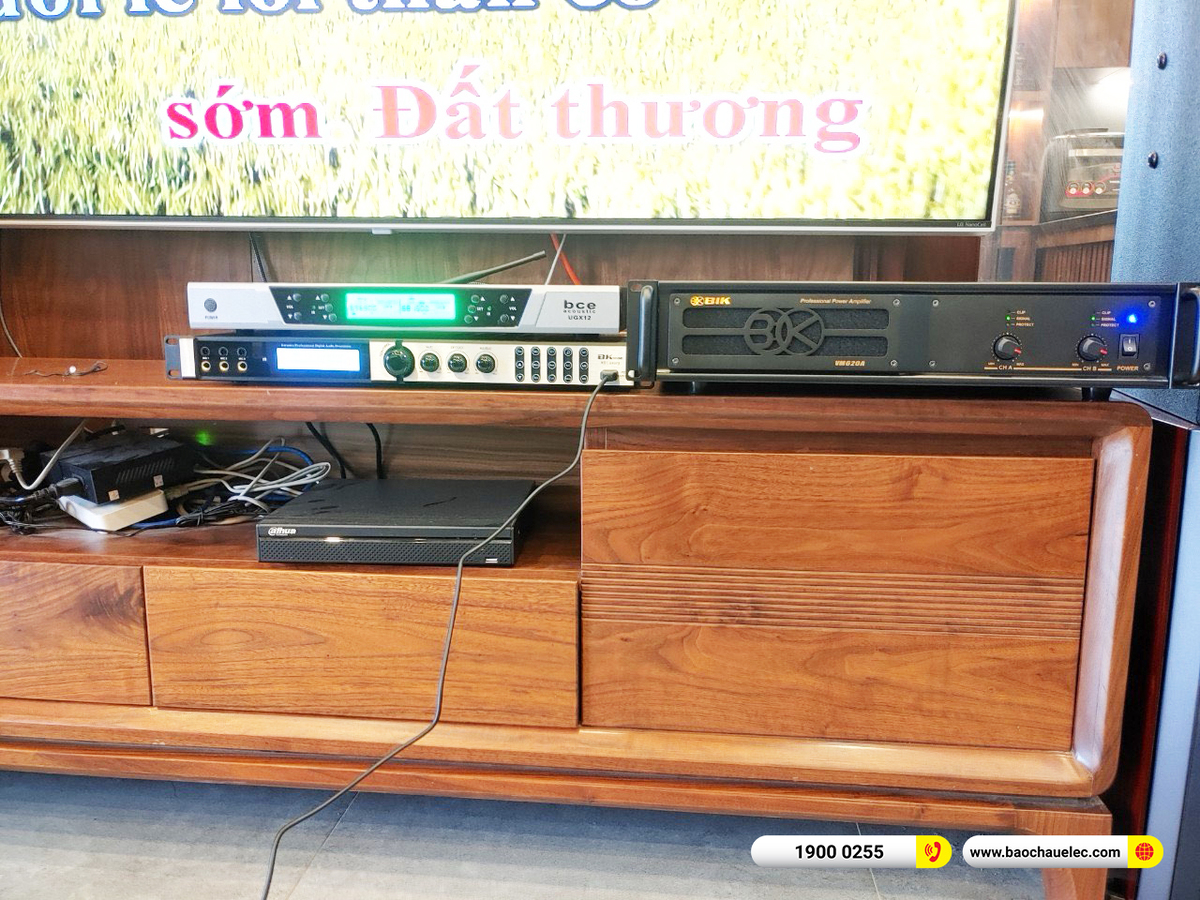 Lắp đặt dàn karaoke RCF gần 54tr cho anh Thiện ở Thanh Hóa
