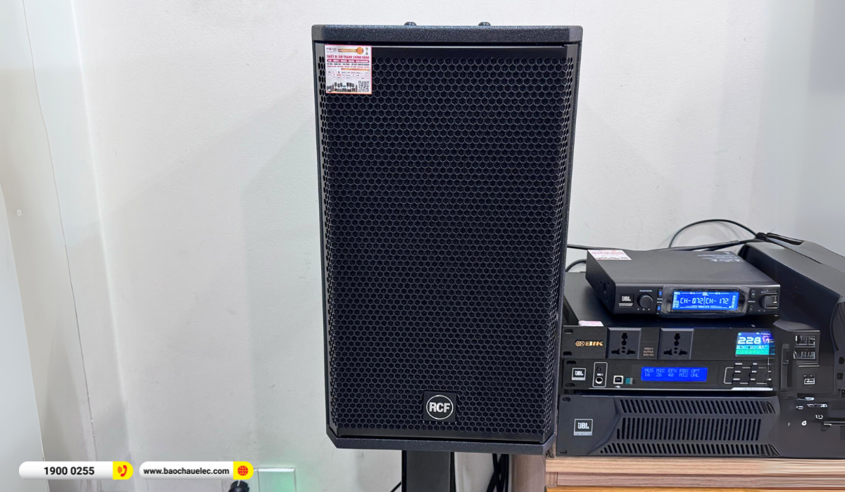 Lắp đặt dàn karaoke RCF hơn 70tr cho anh Thọ tại TP HCM