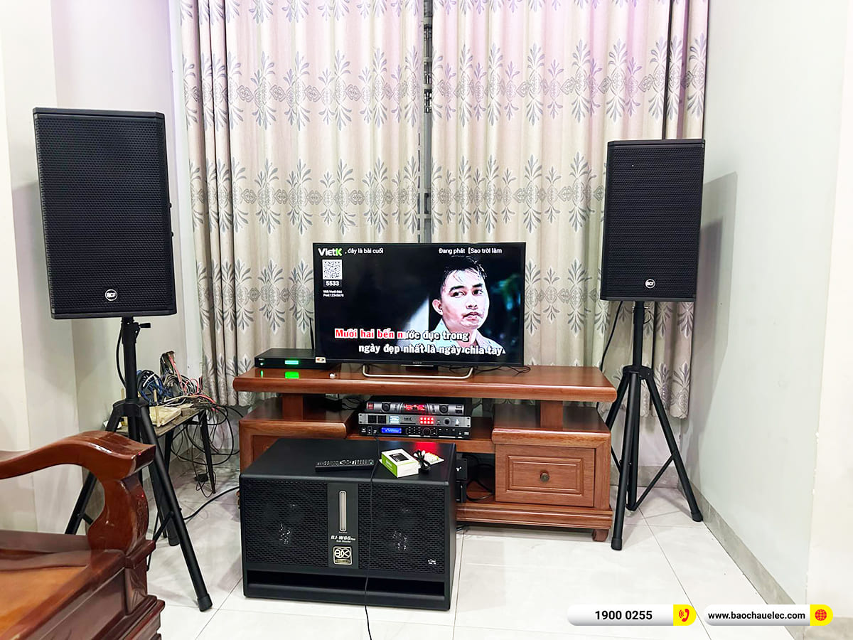 Lắp đặt dàn karaoke RCF hơn 94tr cho anh Thư ở TPHCM