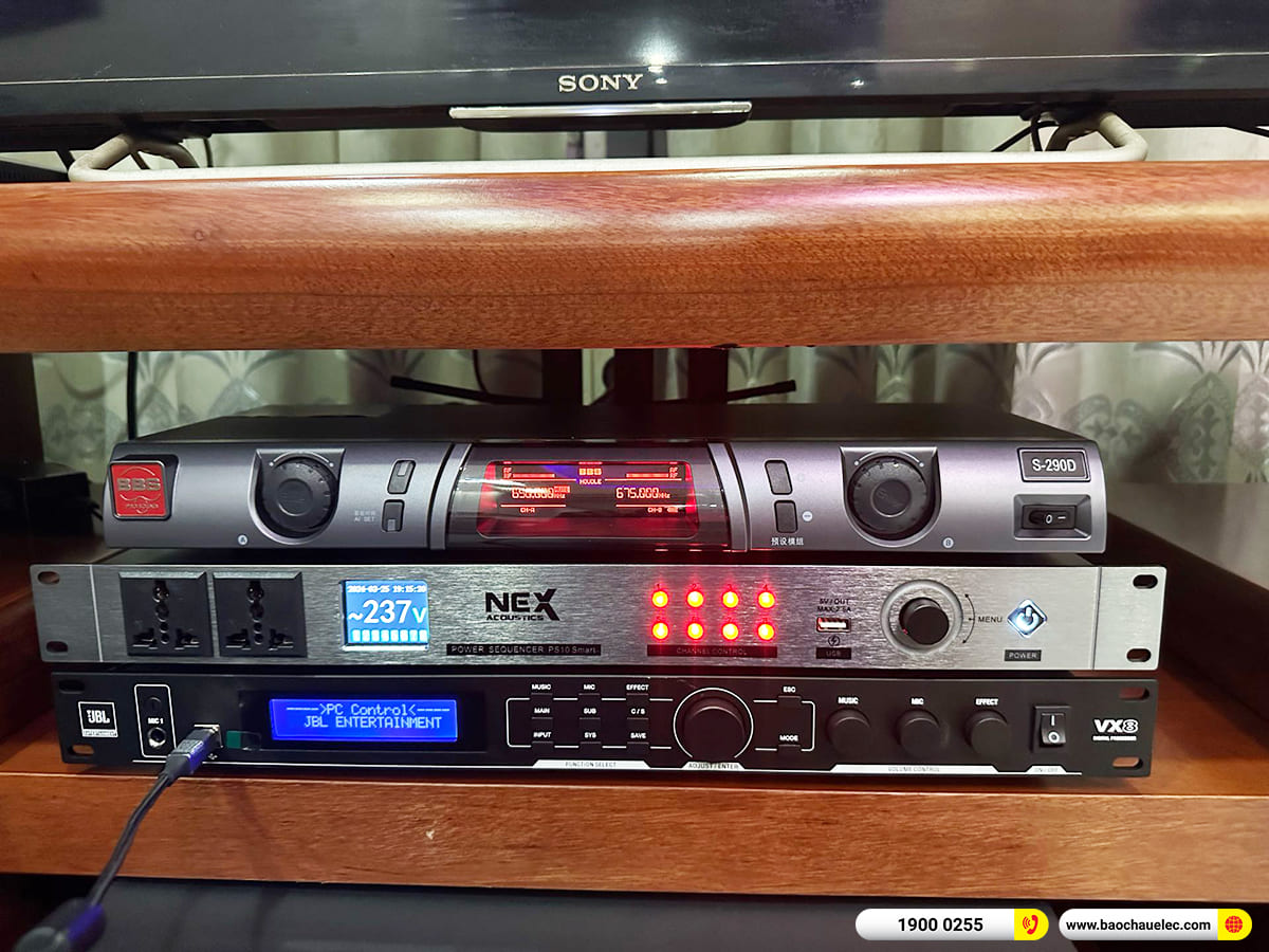Lắp đặt dàn karaoke RCF hơn 94tr cho anh Thư ở TPHCM