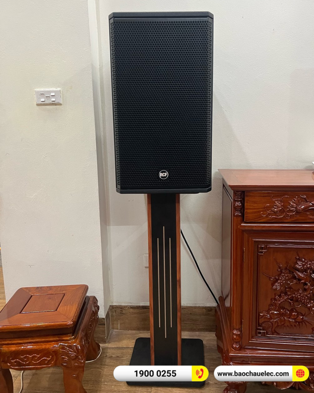 Lắp đặt dàn karaoke RCF hơn 84tr cho anh Thủy tại Quảng Ninh