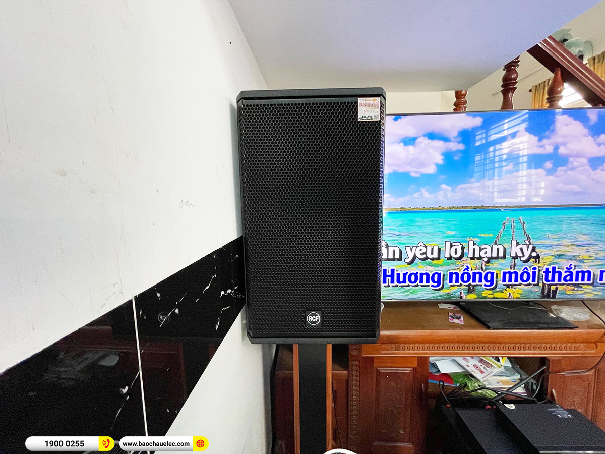 Lắp đặt dàn karaoke RCF gần 66tr cho anh Trường ở Cần Thơ