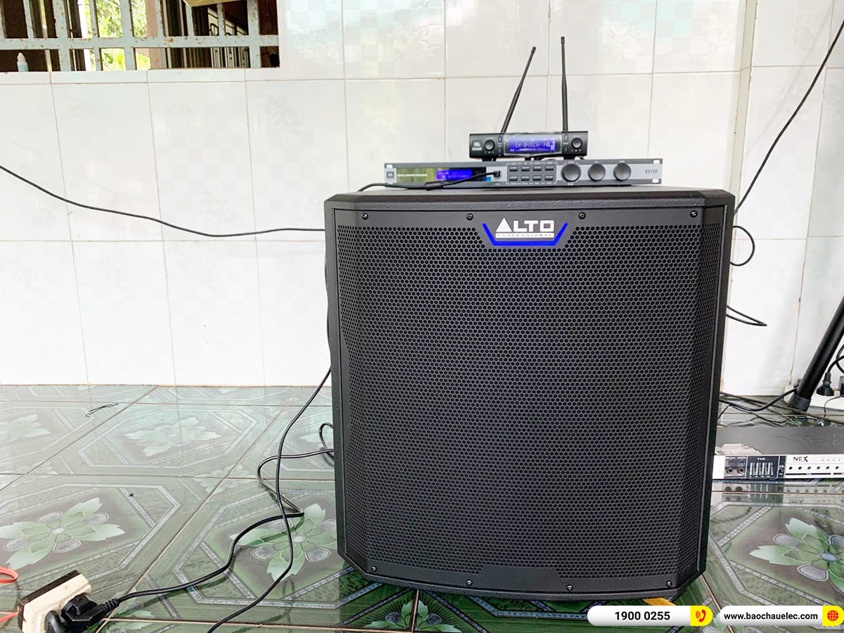 Lắp đặt dàn karaoke RCF hơn 75tr cho anh Út ở Tiền Giang