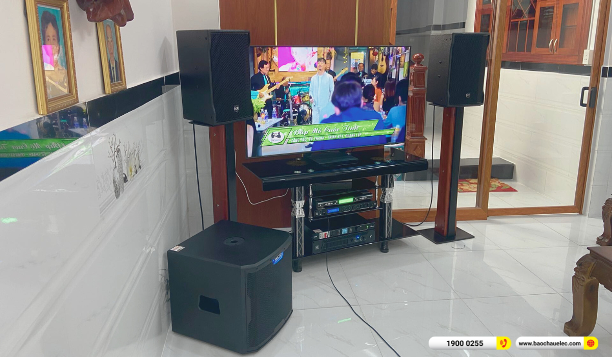 Lắp dặt dàn karaoke RCF hơn 102tr cho chị Bình tại TP HCM