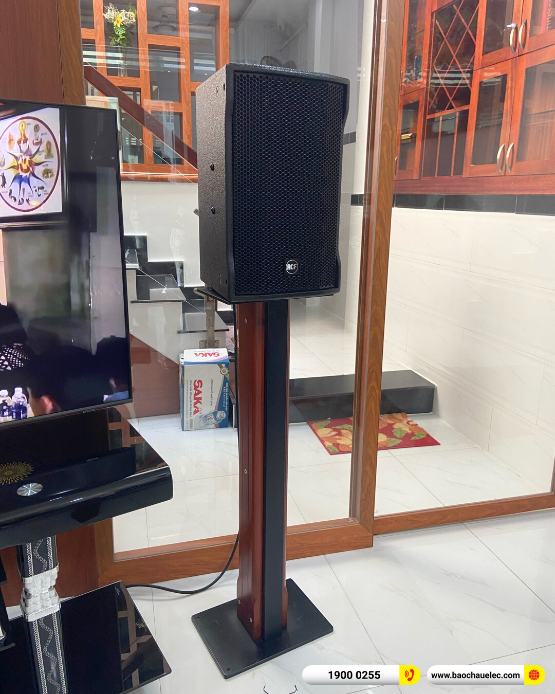 Lắp dặt dàn karaoke RCF hơn 102tr cho chị Bình tại TP HCM