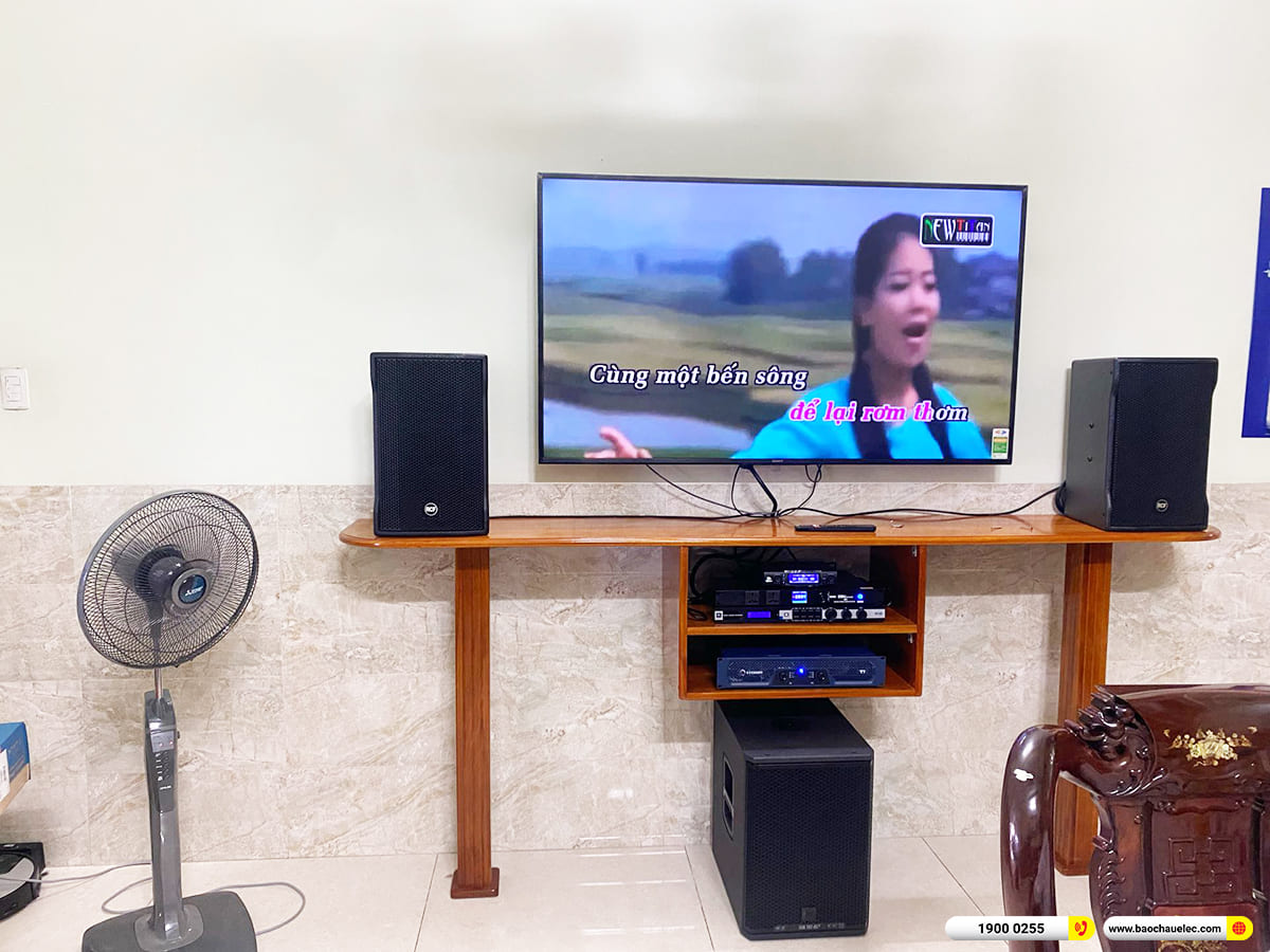 Lắp đặt dàn karaoke RCF gần 114tr cho chị Phương Đông ở TPHCM