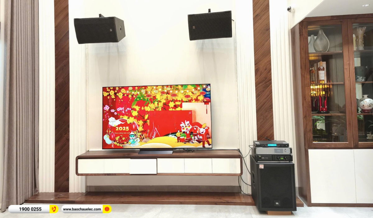 Lắp đặt dàn karaoke RCF hơn 123tr cho chị Thu tại Bắc Ninh