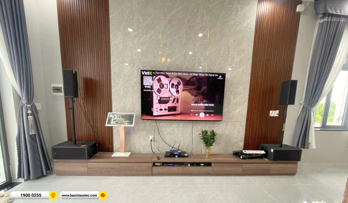 Lắp đặt dàn karaoke RCF gần 292tr cho chị Tú tại Cà Mau