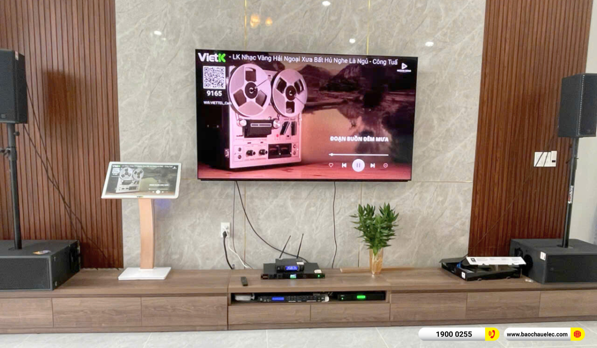 Lắp đặt dàn karaoke RCF gần 292tr cho chị Tú tại Cà Mau